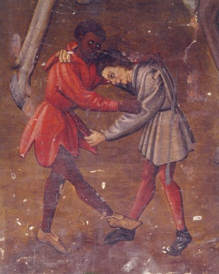 Illustration for article titled In the Shadow of the Crucifixion, a Battle of Good vs. Evil Takes Form